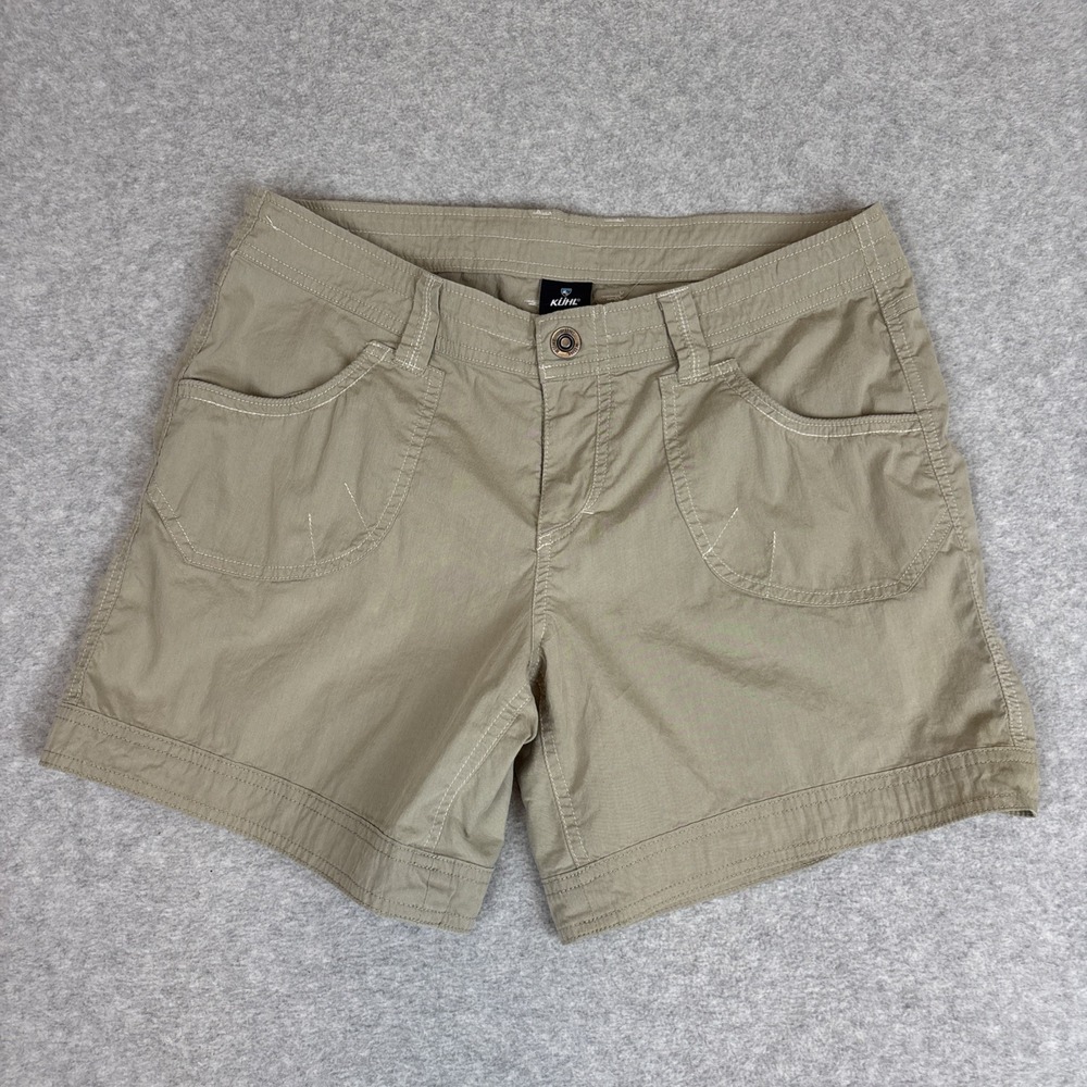 Kuhl Kontra Hiking Shorts Women's Sz 8 Beige 6" Inseam